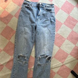 Abercrombie & Fitch Light Blue Ultra High Rise Jeans
